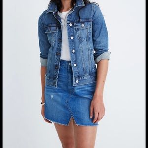 Madewell Stretch Jean Jacket in Hobson Wash